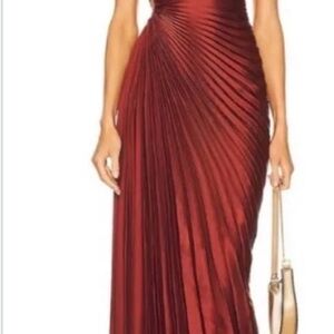 alc inez satin midi dress A.L.C. - Pink Satin Inez Midi Dress